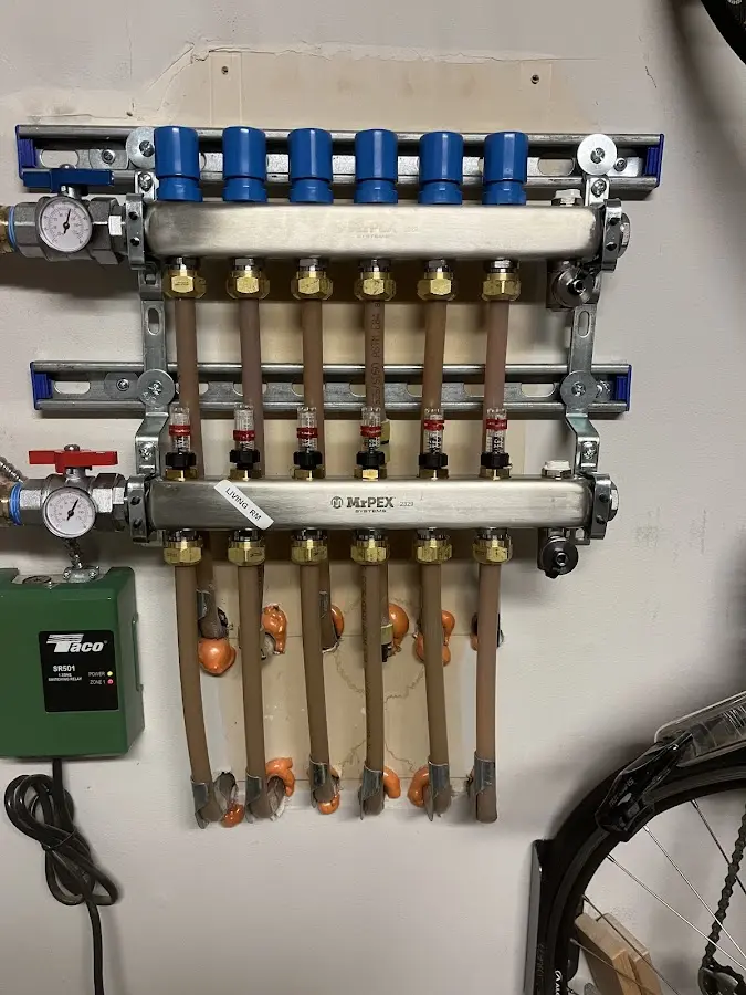 Plumber performing Leak Detection at a residential property in North Vernon